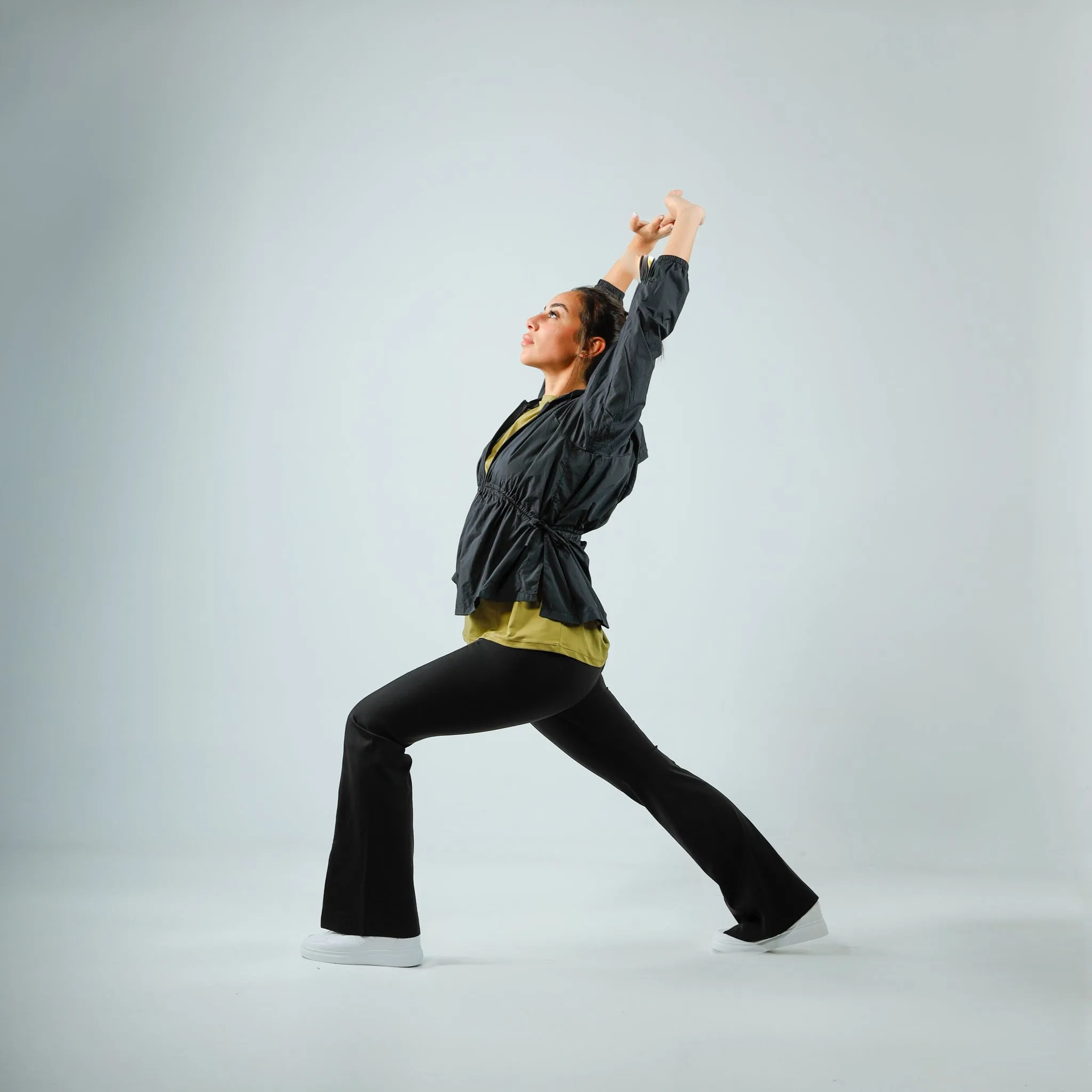 Flared front cut Leggings