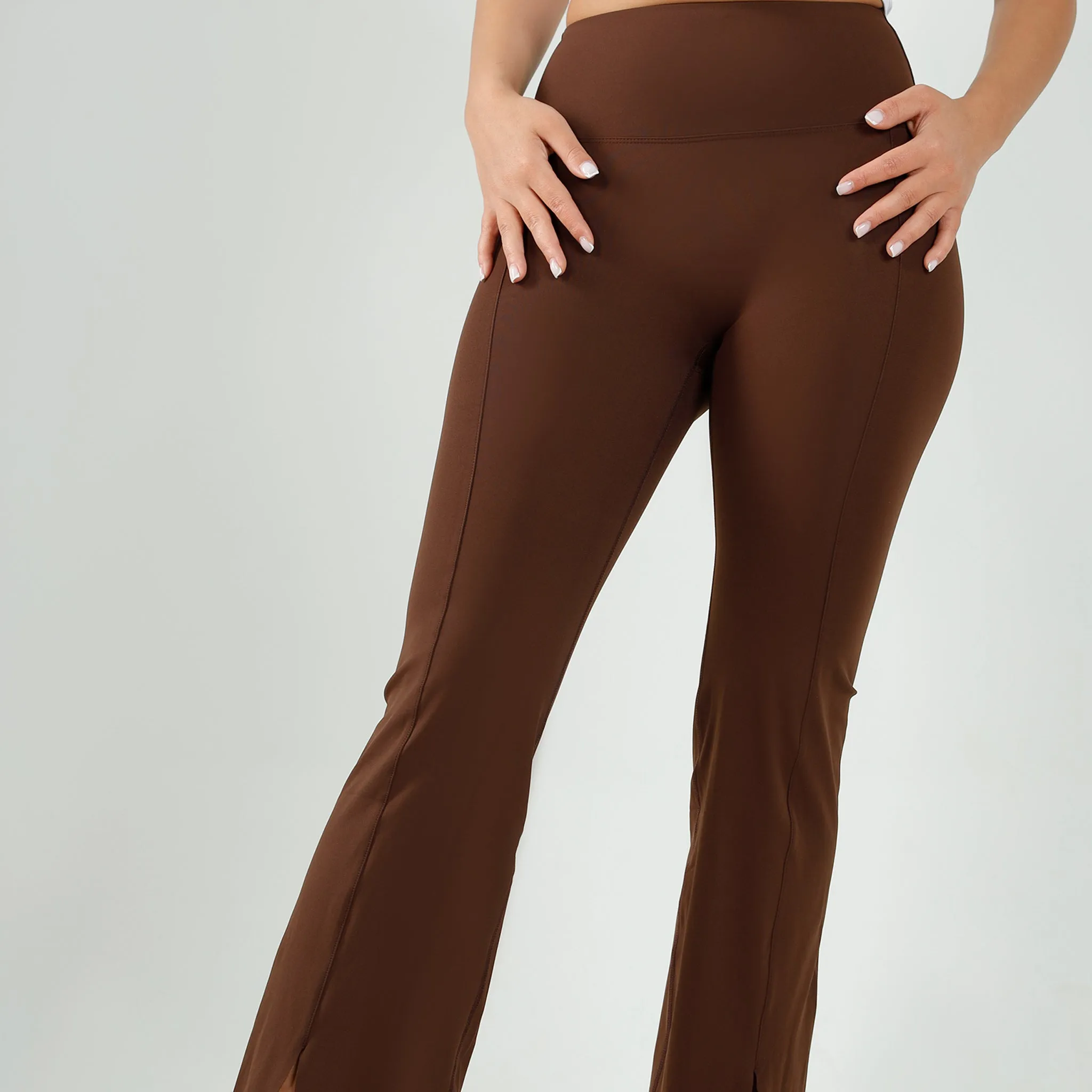 Flared front cut Leggings