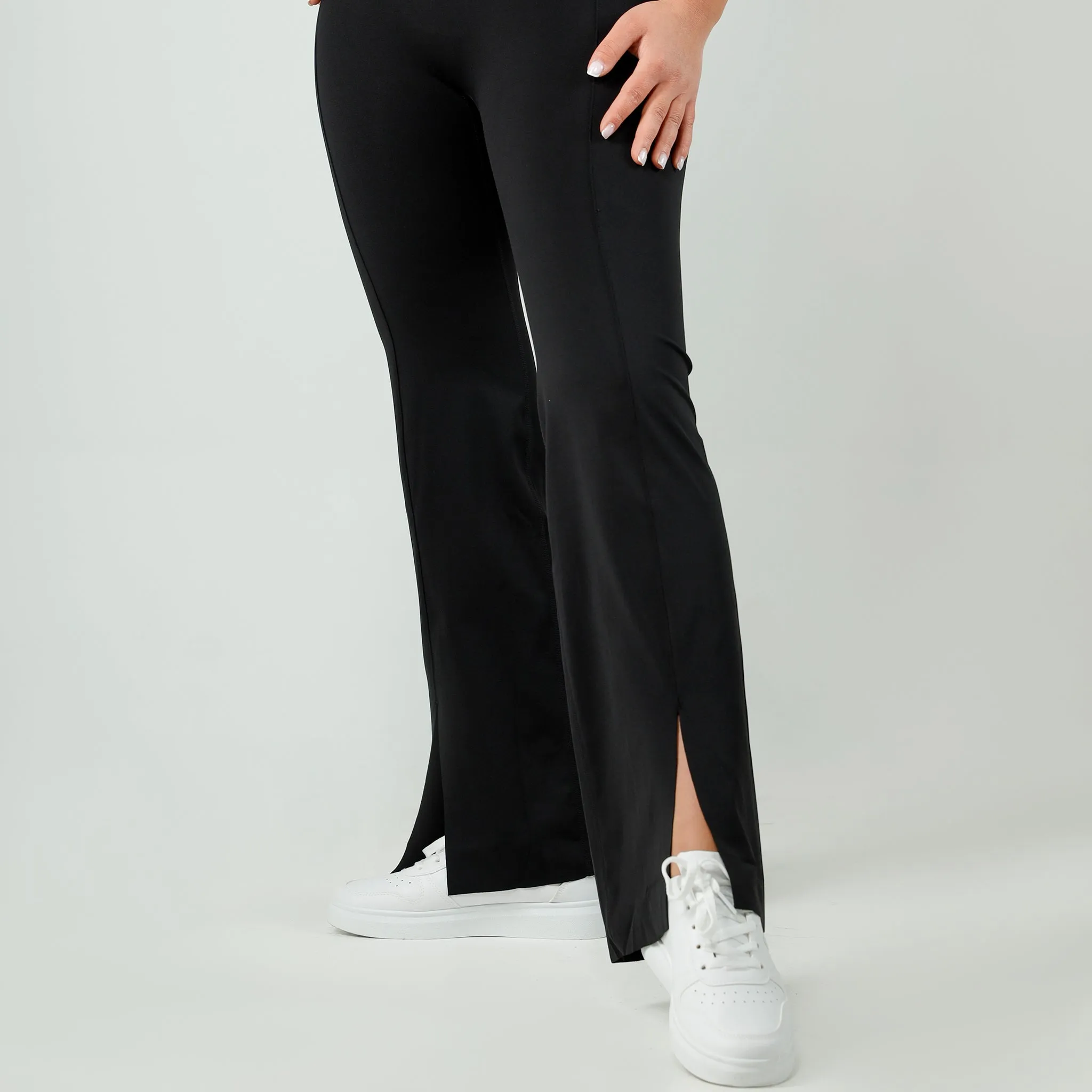 Flared front cut Leggings