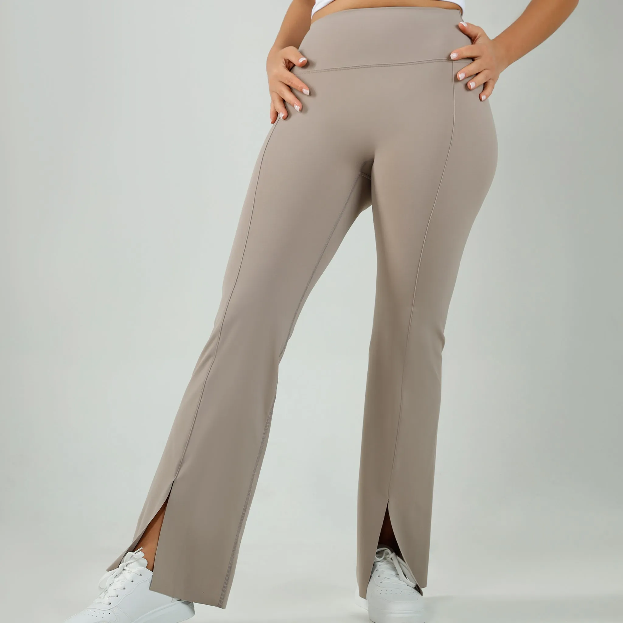 Flared front cut Leggings