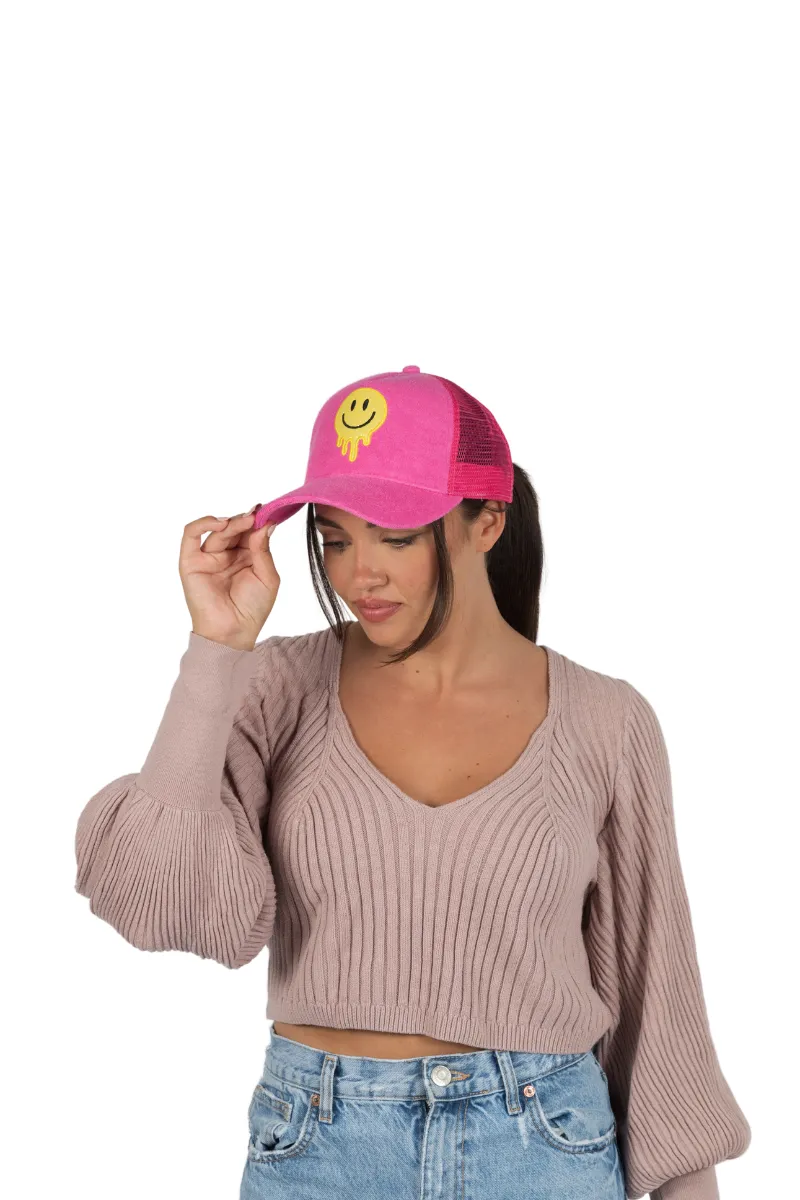 FWCAPM2069 - Slimey Face Carnival Trucker hat