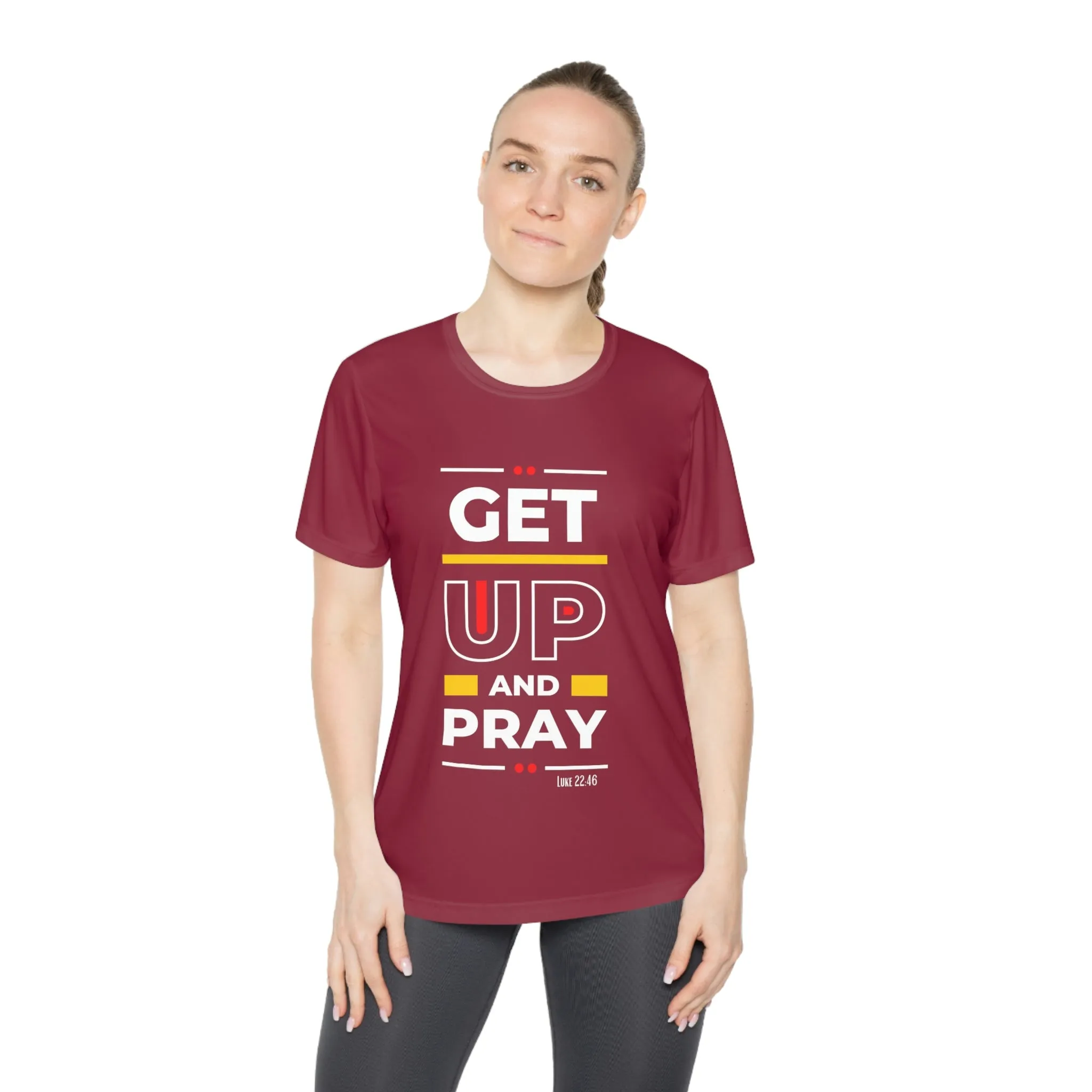 Get Up and Pray Ladies Competitor Tee