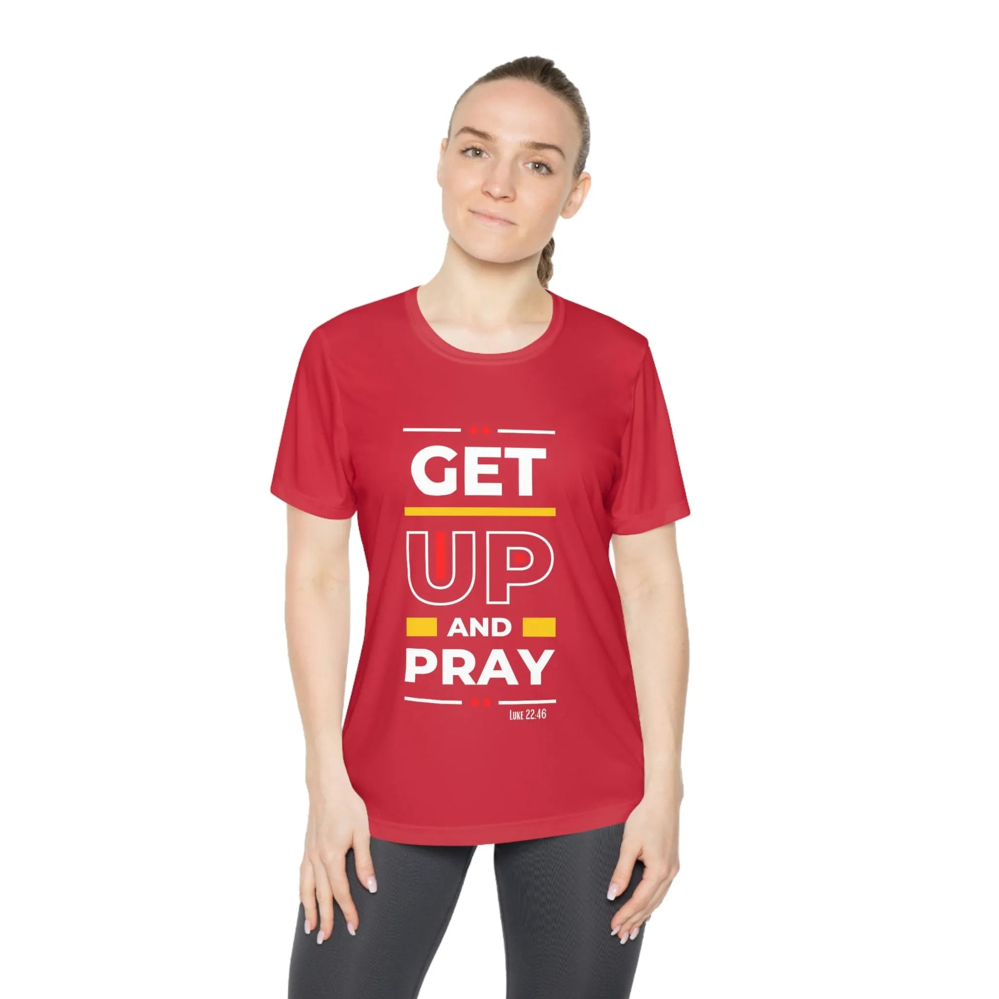 Get Up and Pray Ladies Competitor Tee