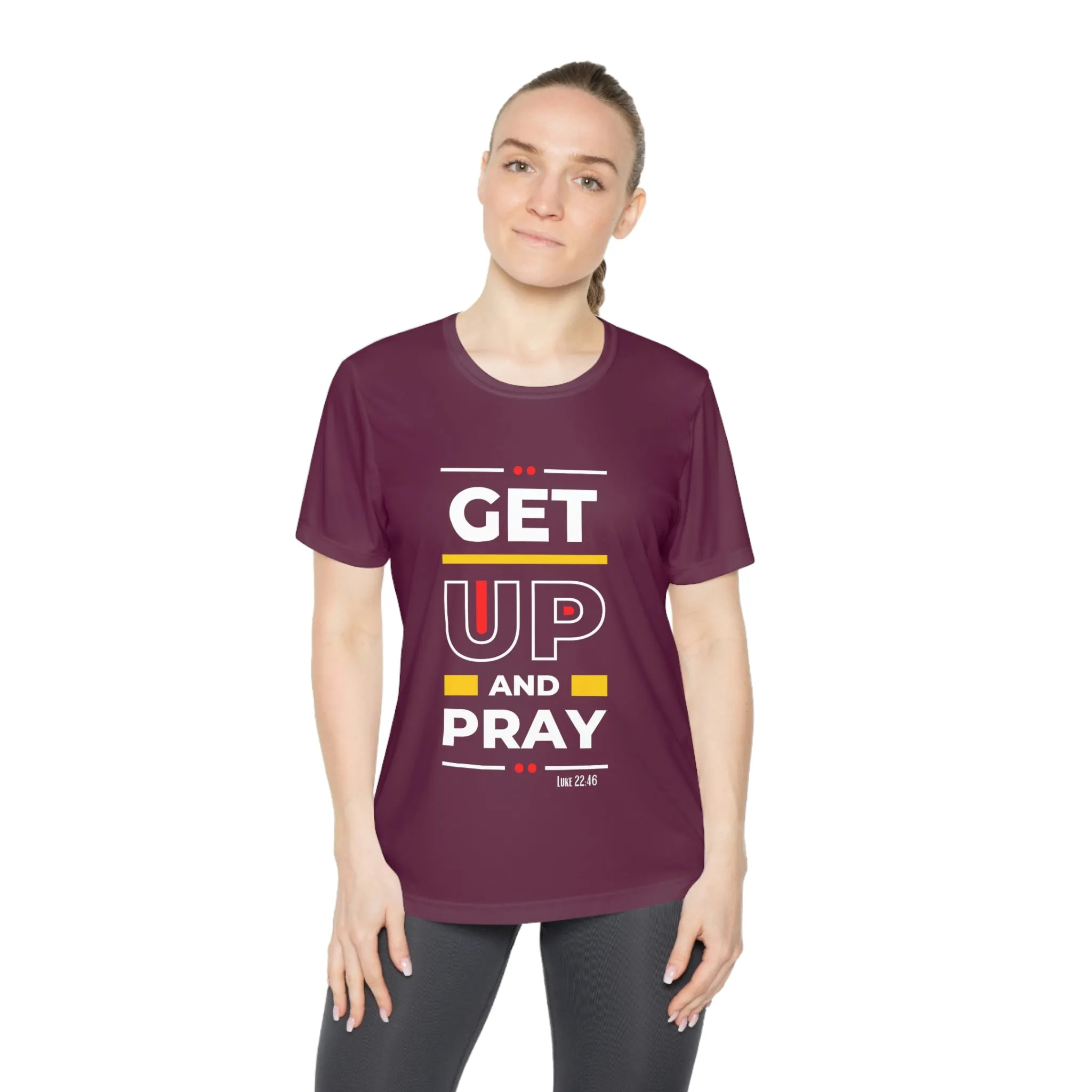 Get Up and Pray Ladies Competitor Tee