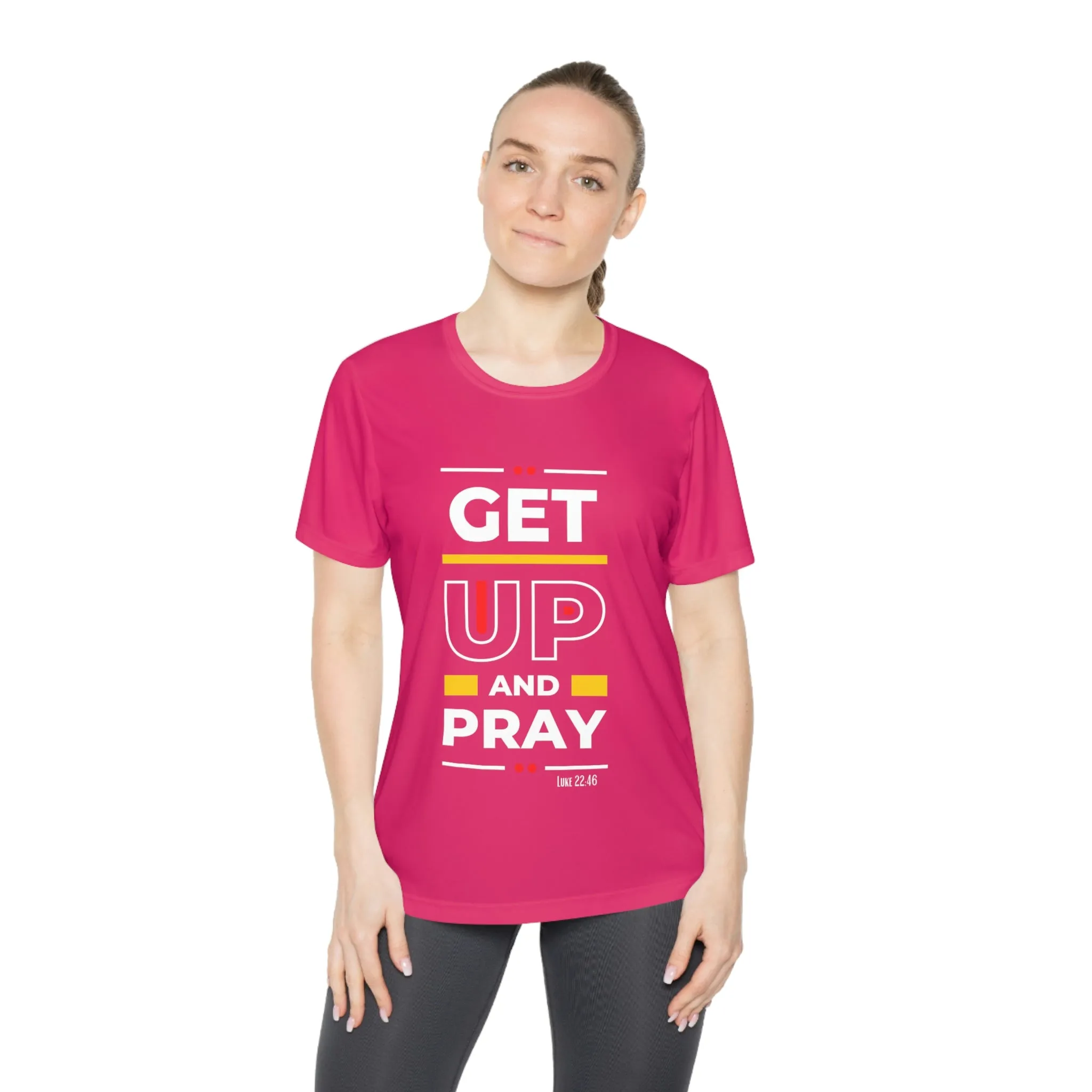 Get Up and Pray Ladies Competitor Tee