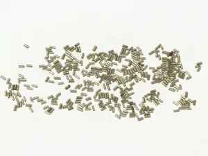 Golden Opaque Pipe / Bugle Glass Seed Beads- 4.5 mm