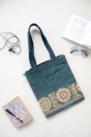Green Kutch Embroidered Bag