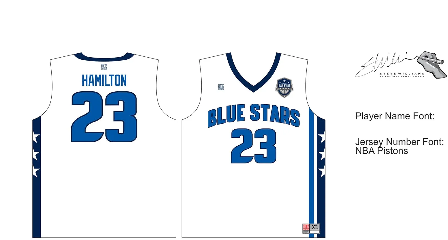 Hamilton Blue Stars 2020 - JERSEY ONLY