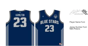 Hamilton Blue Stars 2020 - JERSEY ONLY