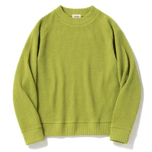 Jackman Waffle Mid-Neck Lime