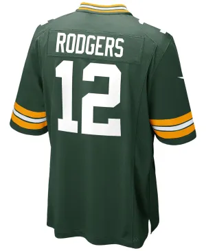 Men's Aaron Rodgers Green Bay Packers Game Jersey Nike T-Shirt, Green
