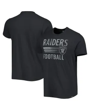 Men's black las vegas raiders wordmark rider franklin '47 Brand T-shirt, black