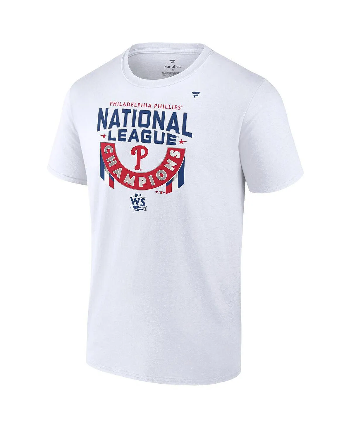 Men's Branded White T-Shirt Philadelphia Phillies 2022 National League Champions Locker Room Big and Tall Fanatics white