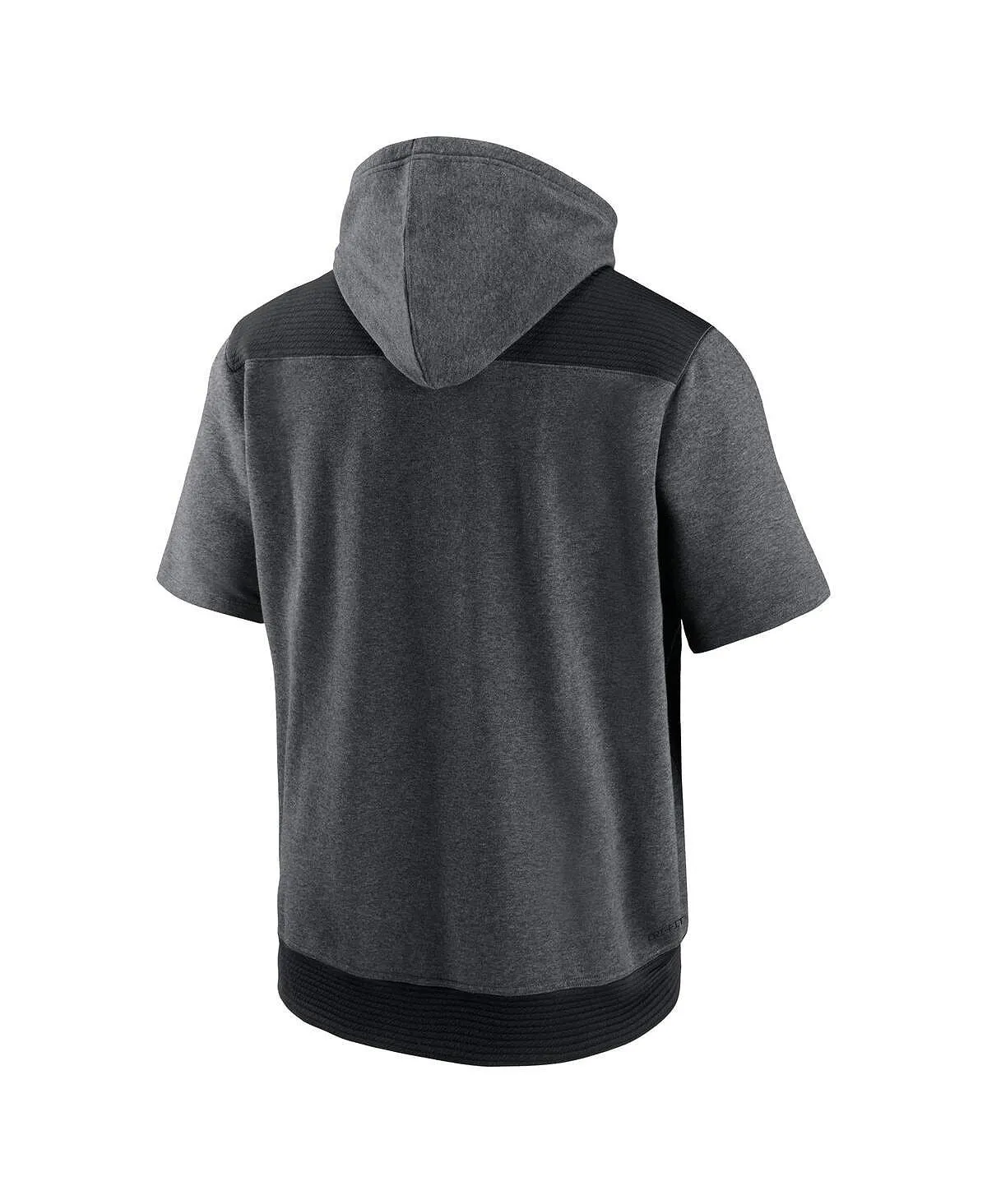 Men's hoodie with short sleeves, dark gray, with quarter zip Chicago White Sox Authentic Collection Dry Flux Performance Nike