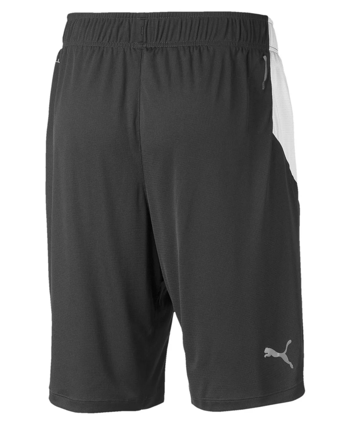 Men's Puma Training Cat shorts, black and white