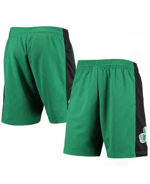 Men's shorts kelly green boston celtics 2007 hardwood classics 75th anniversary swingman shorts Mitchell & Ness, multi