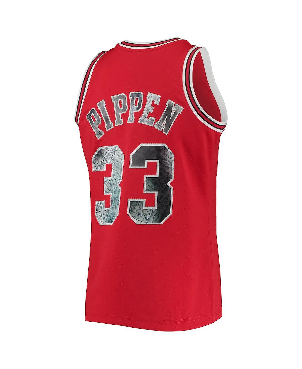 Men's t-shirt scottie pippen red chicago bulls 1997-98 hardwood classics 75th anniversary diamond swingman jersey Mitchell & Ness red