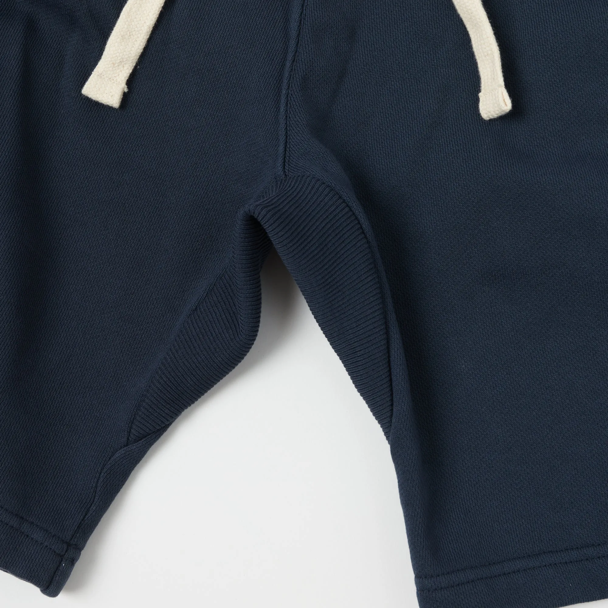 Merz b. Schwanen SPS04 Relaxed Sweatshort - Denim Blue