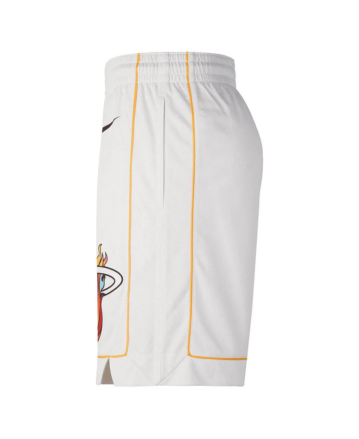 Miami Heat 2022/23 City Edition Swingman Nike Men's White/Black Shorts