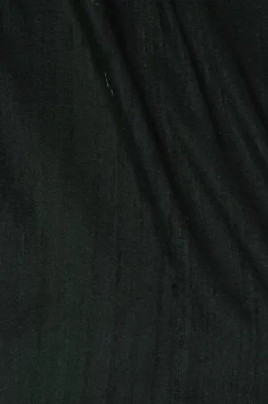 Midnight Green Dupioni Silk Fabric