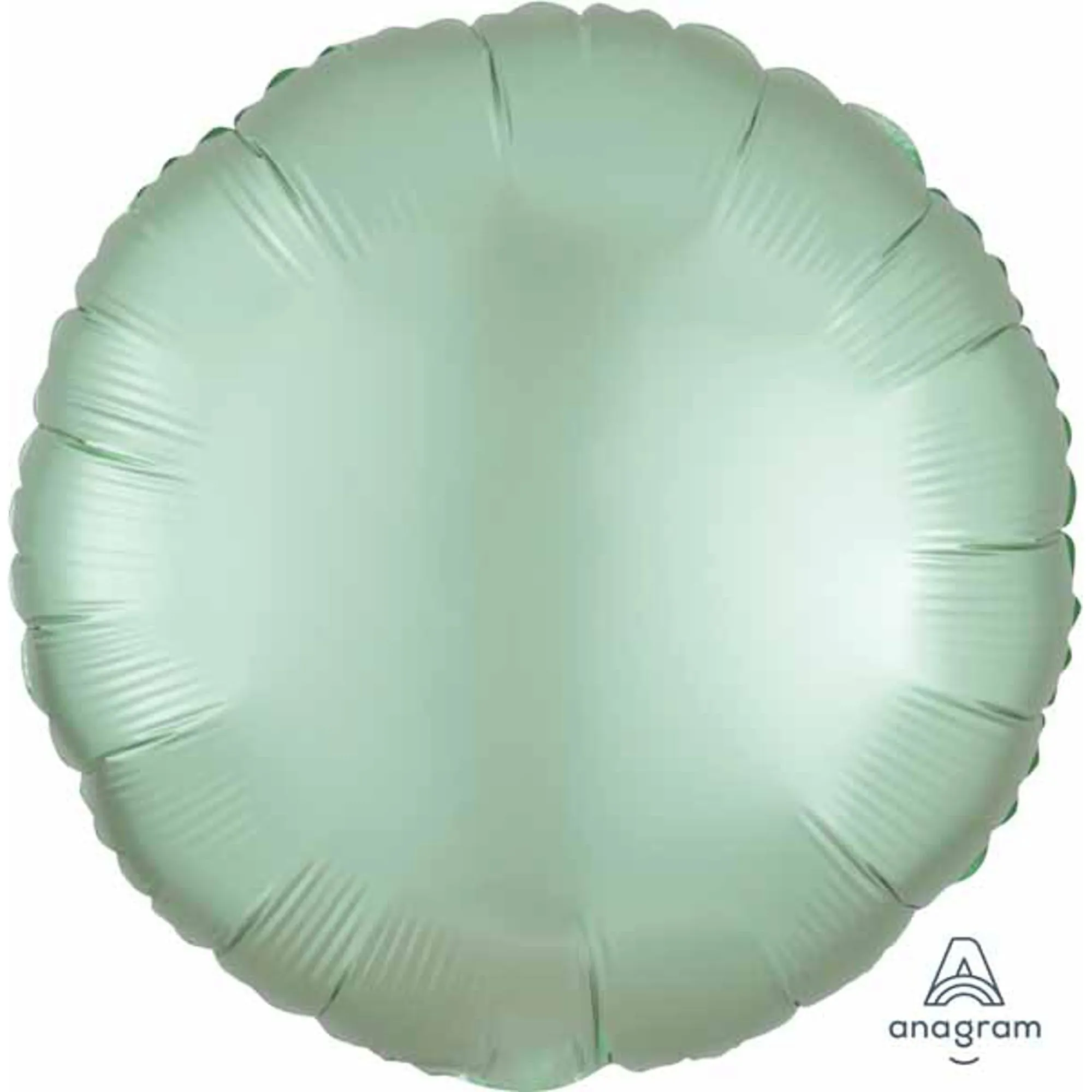 Mint Green Satin Round Tablecloth - 18" Diameter