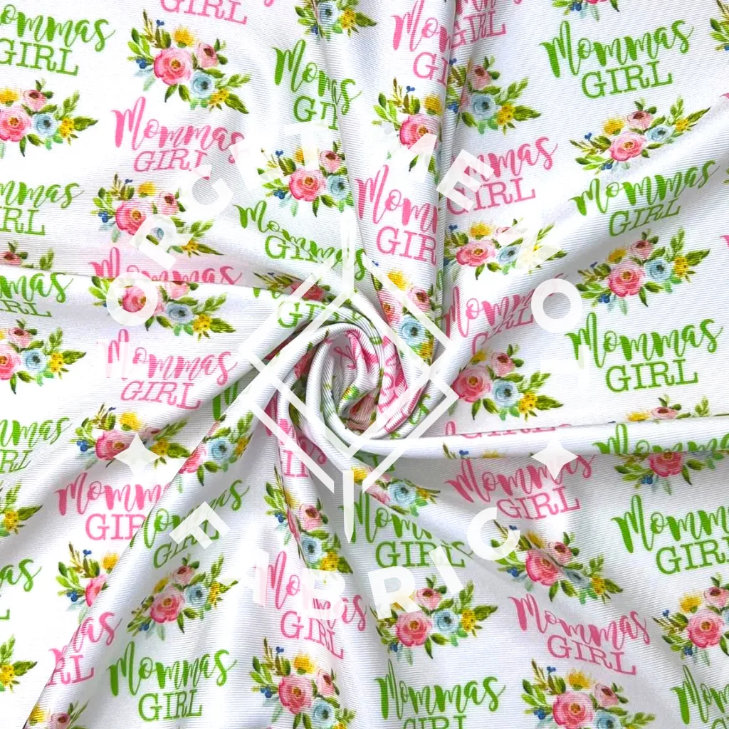 Mommas Girl Spandex Fabric