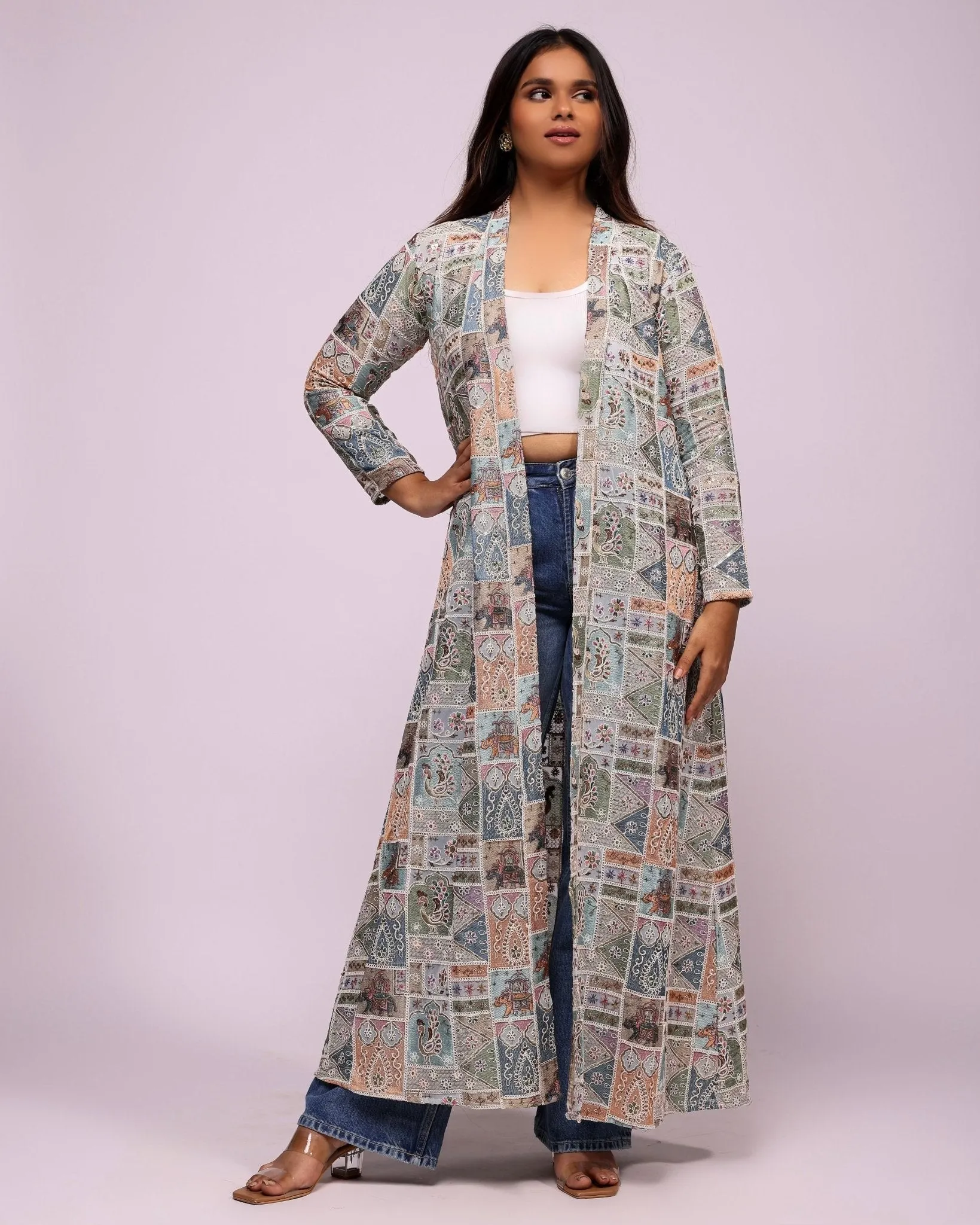 Naira Embroidered Kimono