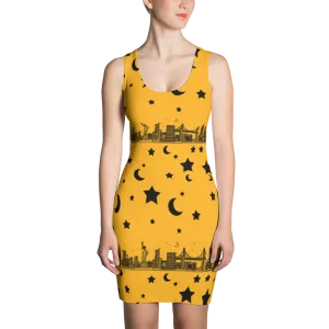 New York Golden Bodycon Dress