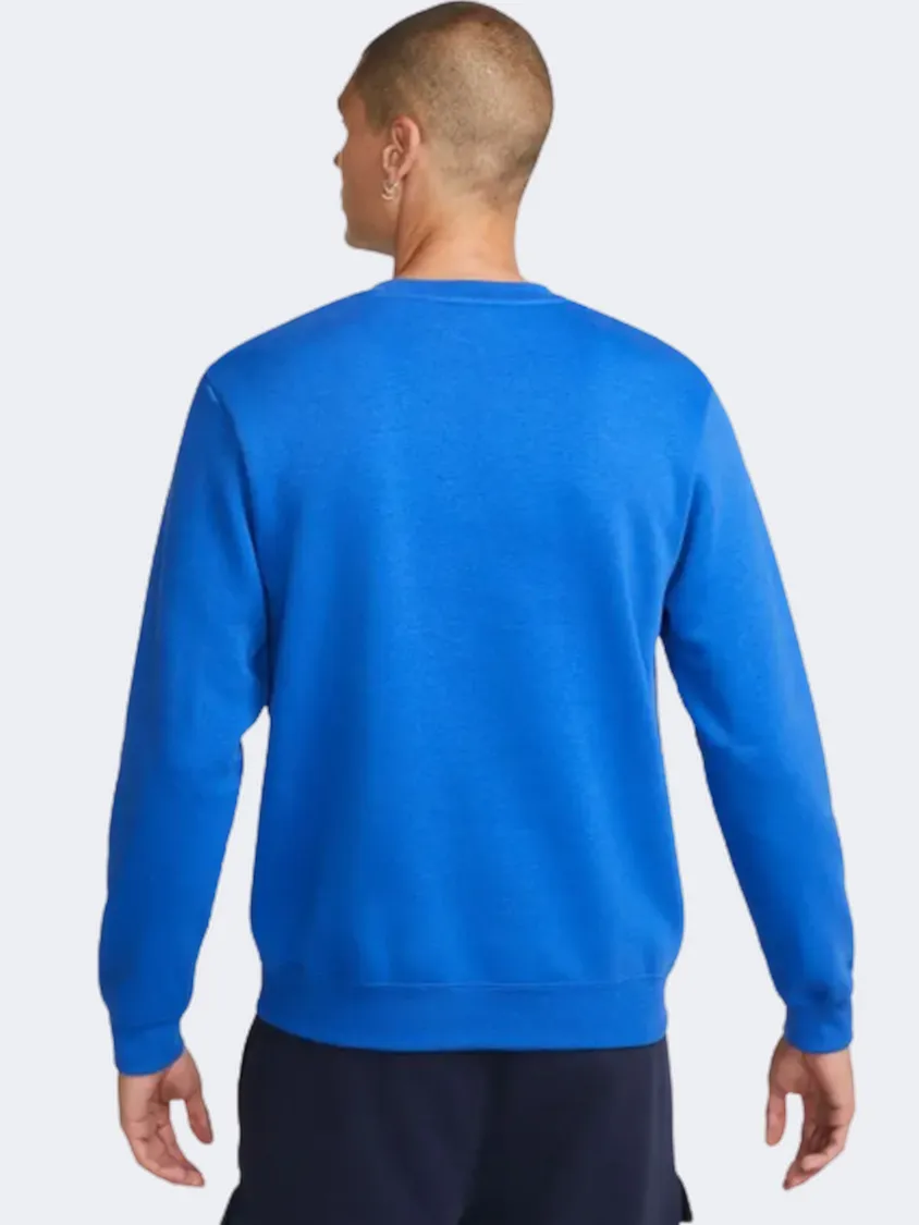 Nike Sportswear Sp Fleece Men Lifestyle Lifestyle Sweatshirt Game Royal/Blue