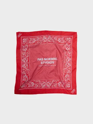 Off-Race Bandana in Deep Red