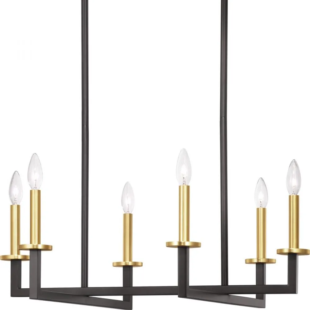 P400113-143 6-60W CAND Chandelier