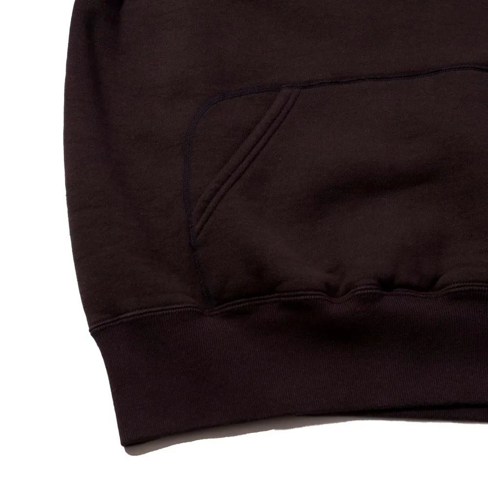 Pherrow's Loopwheel Hooded Sweatshirt Black