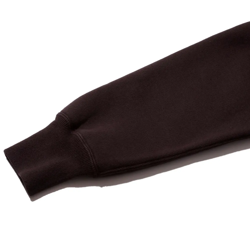 Pherrow's Loopwheel Hooded Sweatshirt Black