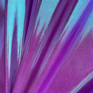 Plumeria Metallic Spandex Fabric