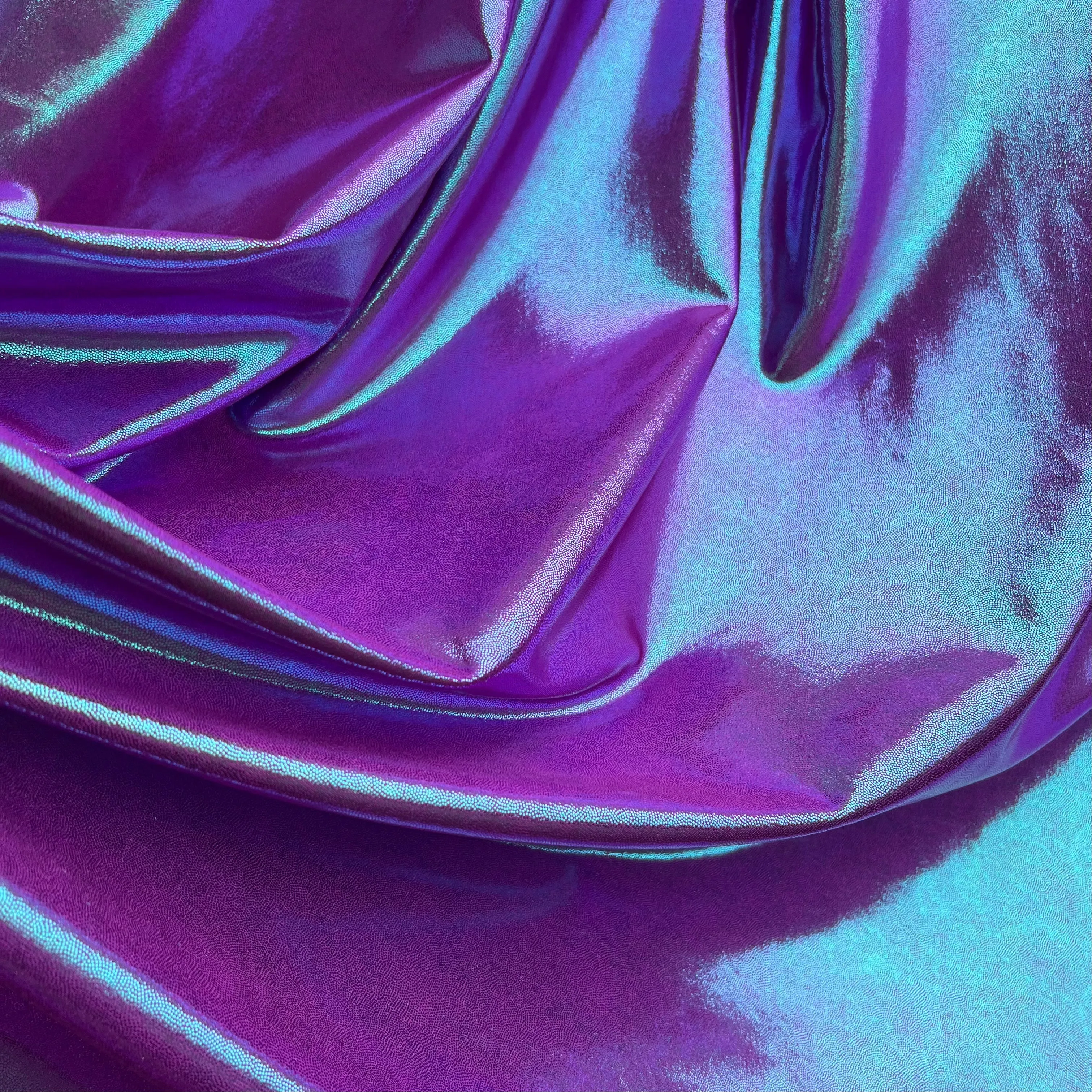 Plumeria Metallic Spandex Fabric