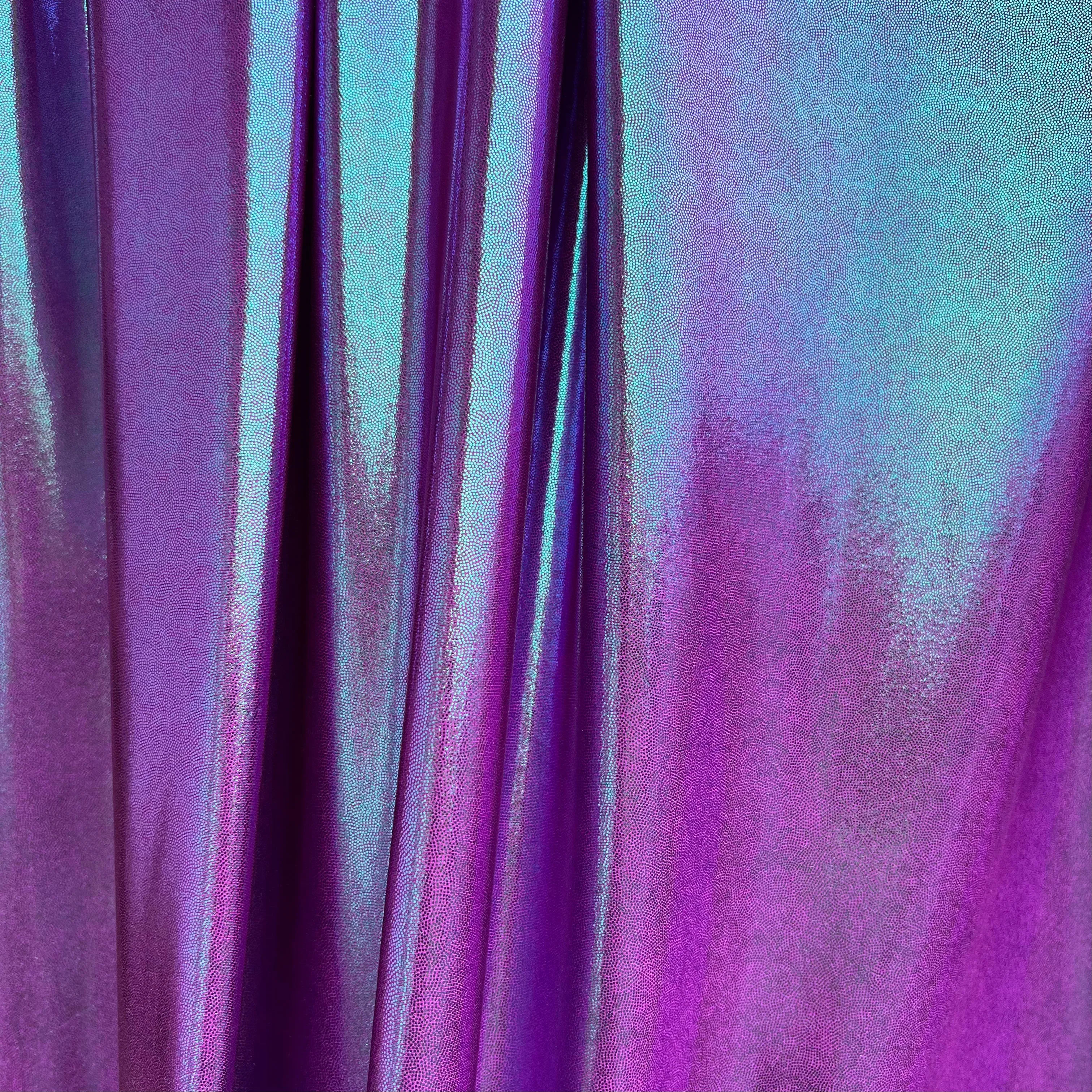 Plumeria Metallic Spandex Fabric