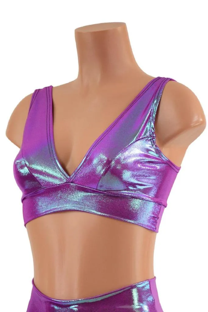 Plumeria Metallic Spandex Fabric