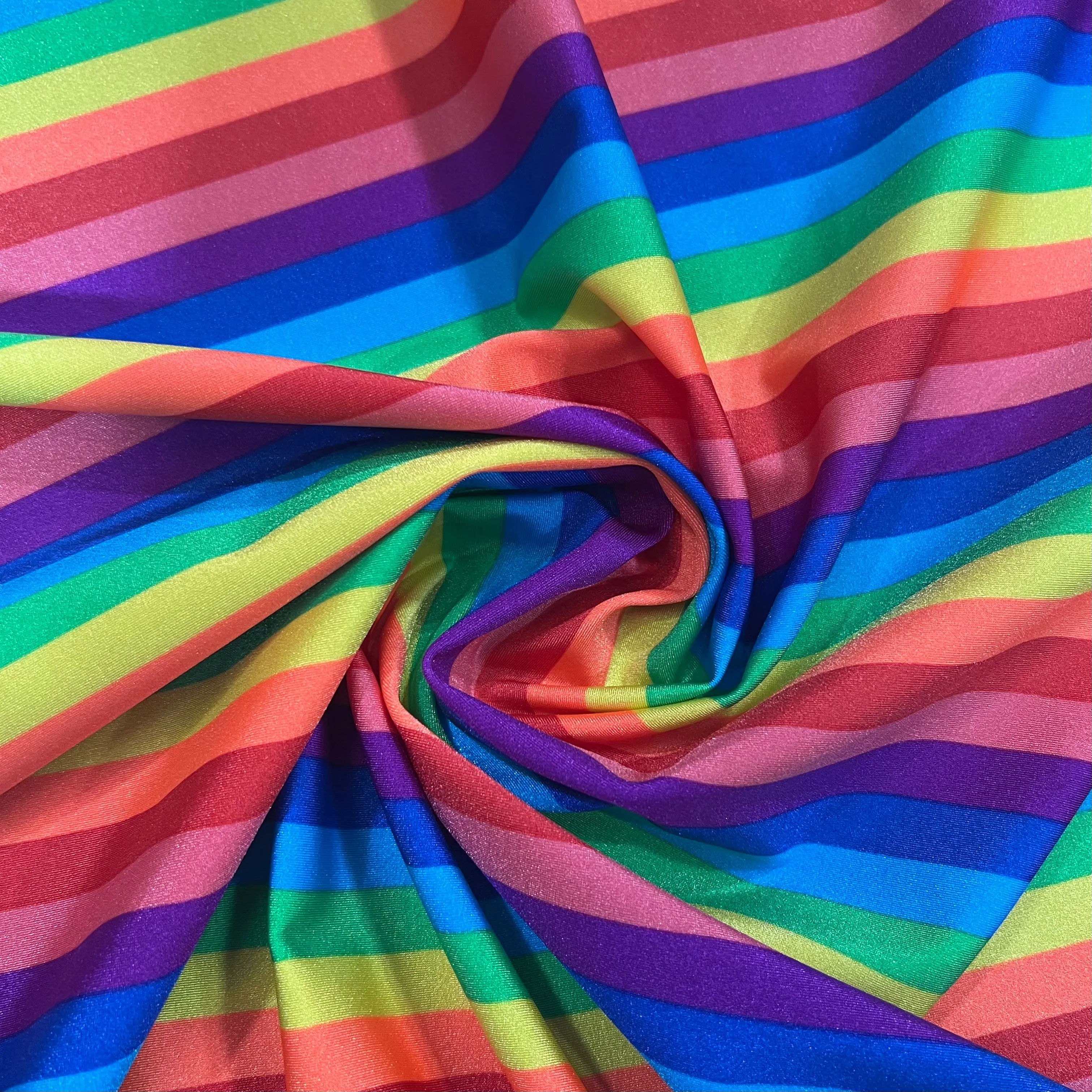 Rainbow Stripe Fabric