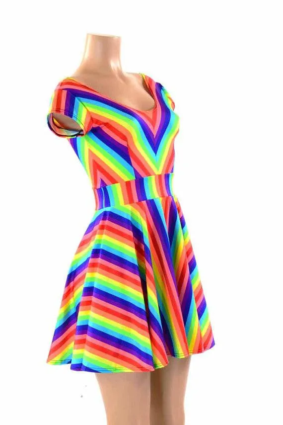Rainbow Stripe Fabric