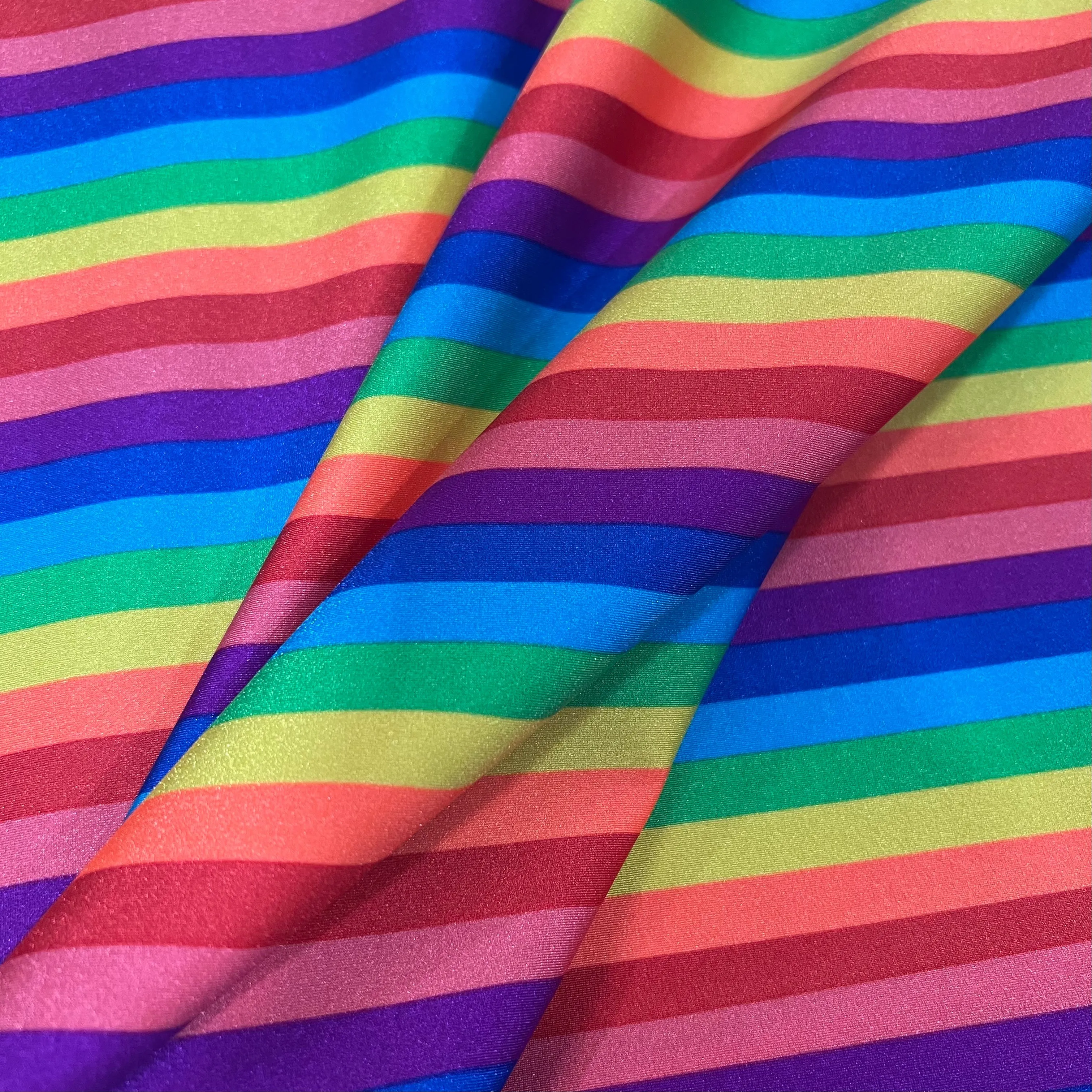 Rainbow Stripe Fabric