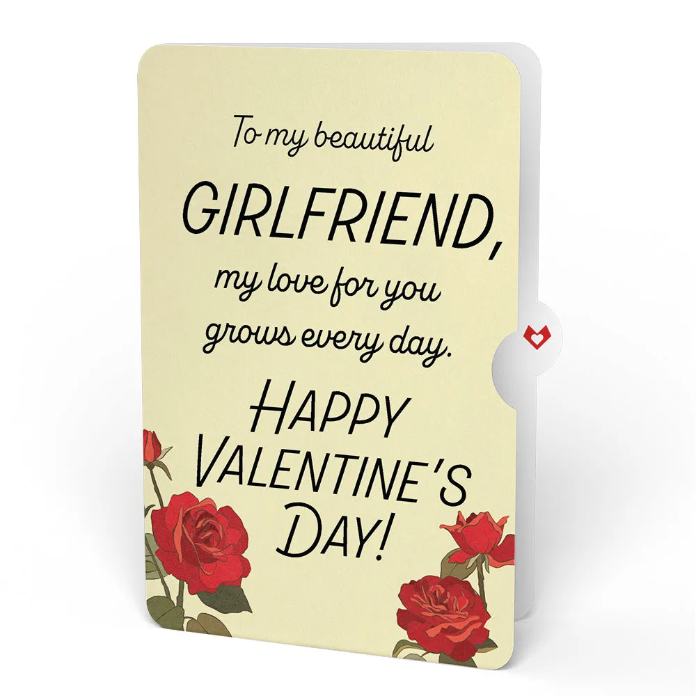 Red Rose Valentine Grand Bouquet and Sentiment Set for Girlfriend