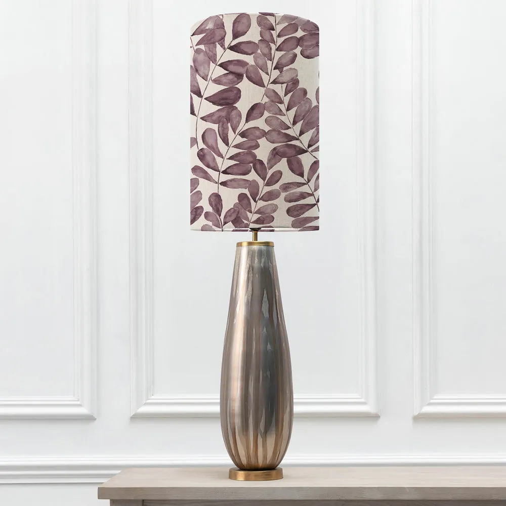 Rowan Anna & Minerva Complete Table Lamp Glass/Dusk