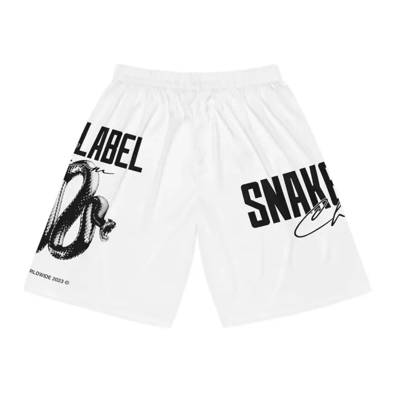 Snake Basketball Shorts - Moisture-Wicking & Odor-Resistant, Adjustable Waistband & Extra Light Fabric, Made in USA