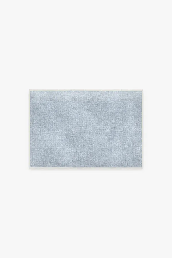 Solid Light Blue Bath Mat