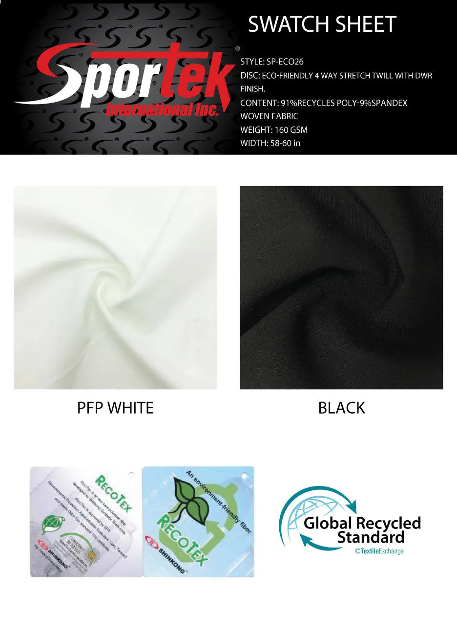 SP-ECO26 Eco- Friendly| 4 way stretch | Twill with DWR Finish