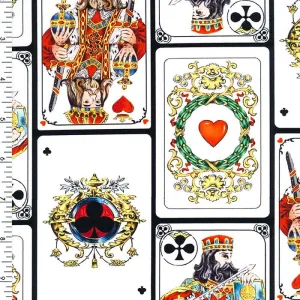 SP-NP2707 King of Cards Nylon Spandex Digitally Wet Print