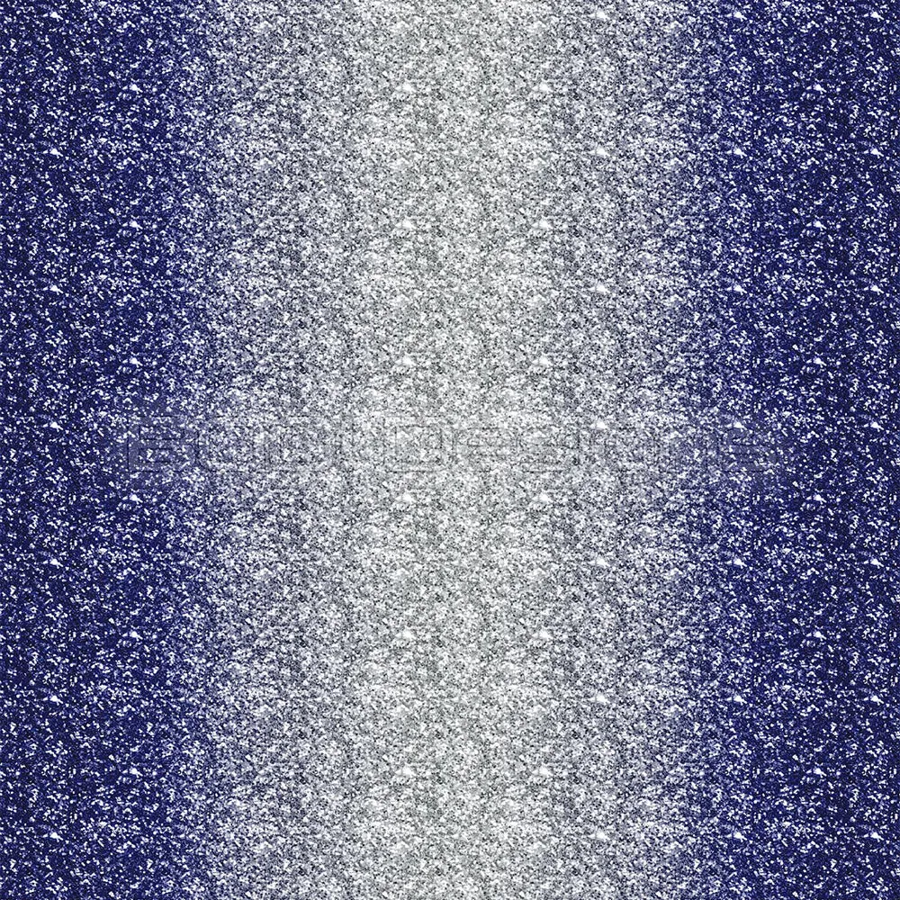 Spandex Glitz Ombre Navy Silver