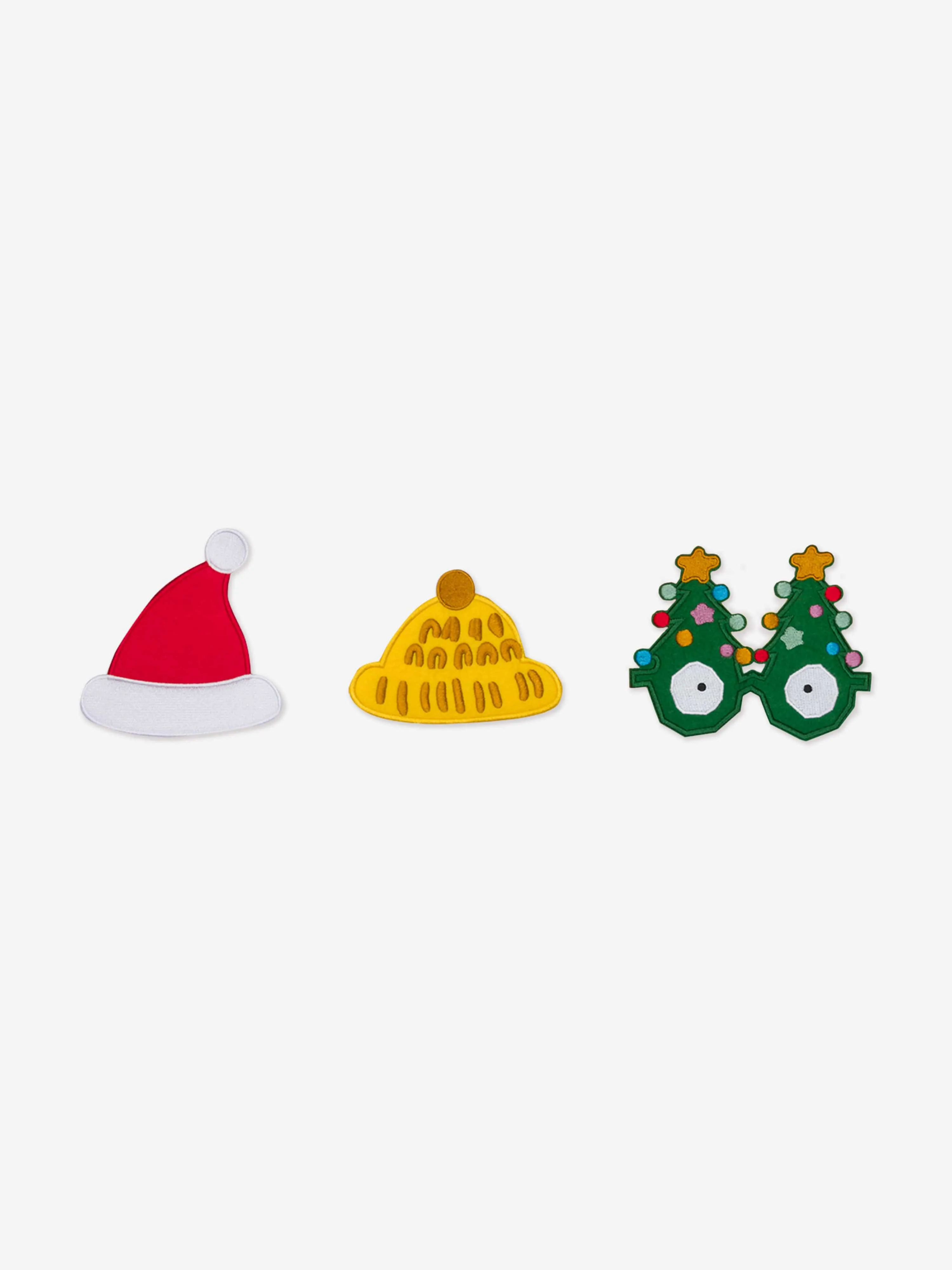 Stella McCartney Kids Xmas T-Shirt With Detachable Appliqués in Red