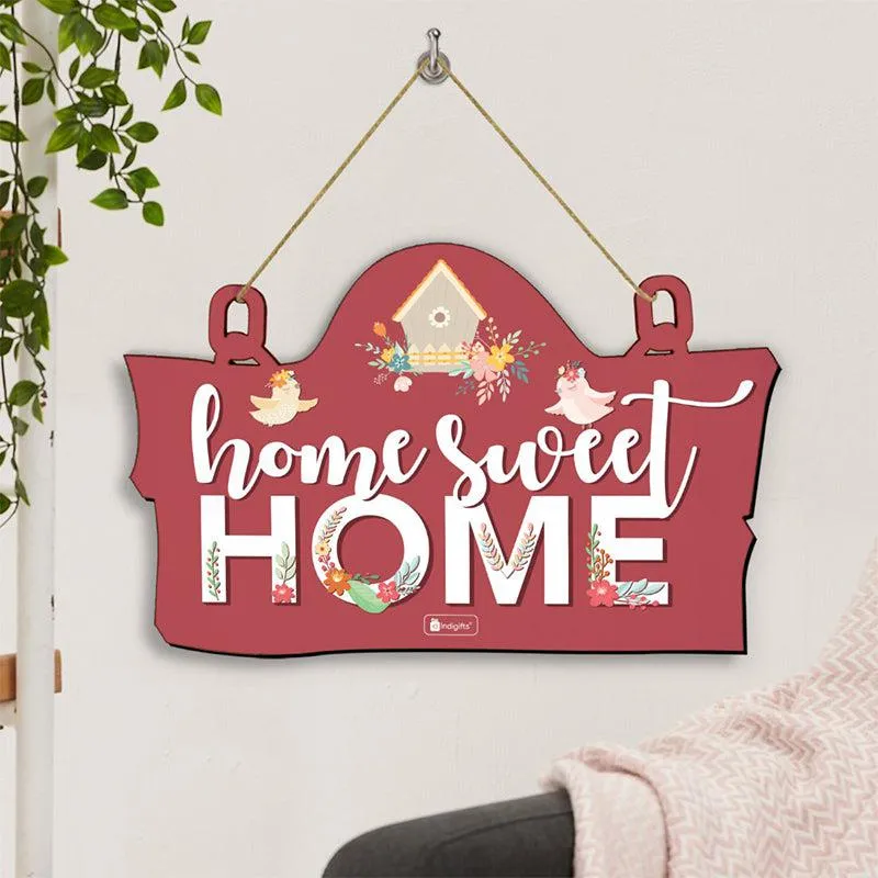 Sweetest Home Wall Accent - Red