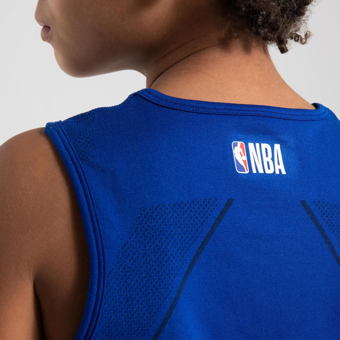 Tarmak Kid's UT500 Slim Fit Basketball Base Layer Jersey